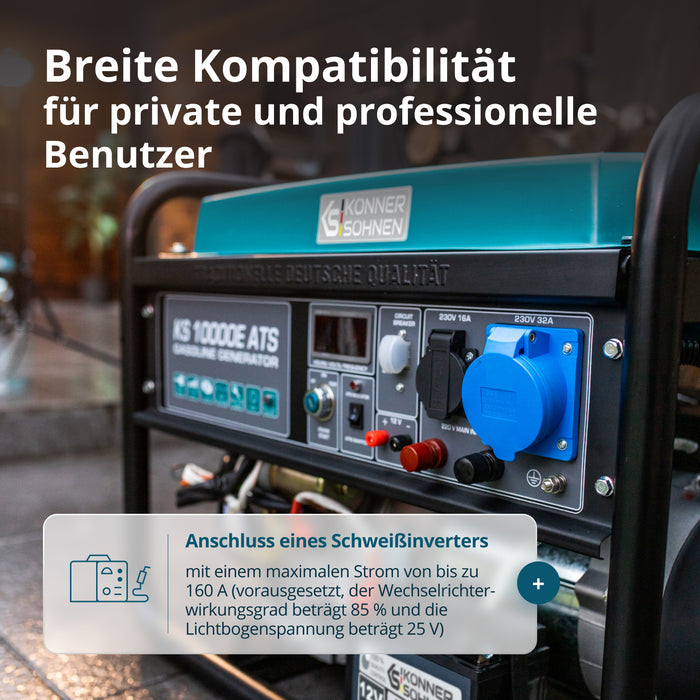 Benzínový generátor „Könner & Söhnen“ KS 10000E ATS