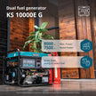 LPG/Gasoline Generator "Könner & Söhnen" KS 10000E G thumbnail