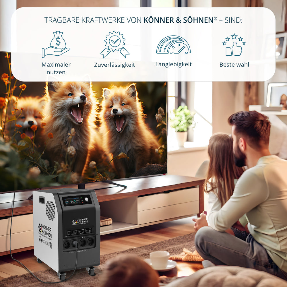KS 3000PS 3-v-1 Přenosná Napájecí Stanice