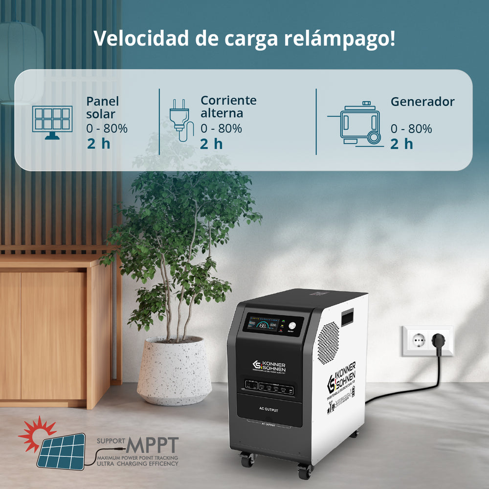 Central eléctrica portátil 3 en 1 KS 3000PS