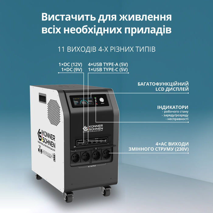 Портативна електростанція KS 3000PS