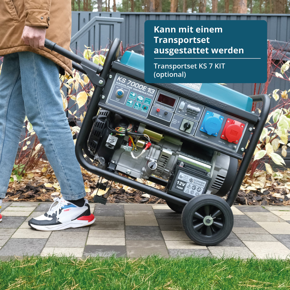 Bensinaggregat "Könner & Söhnen" KS 7000E 1/3