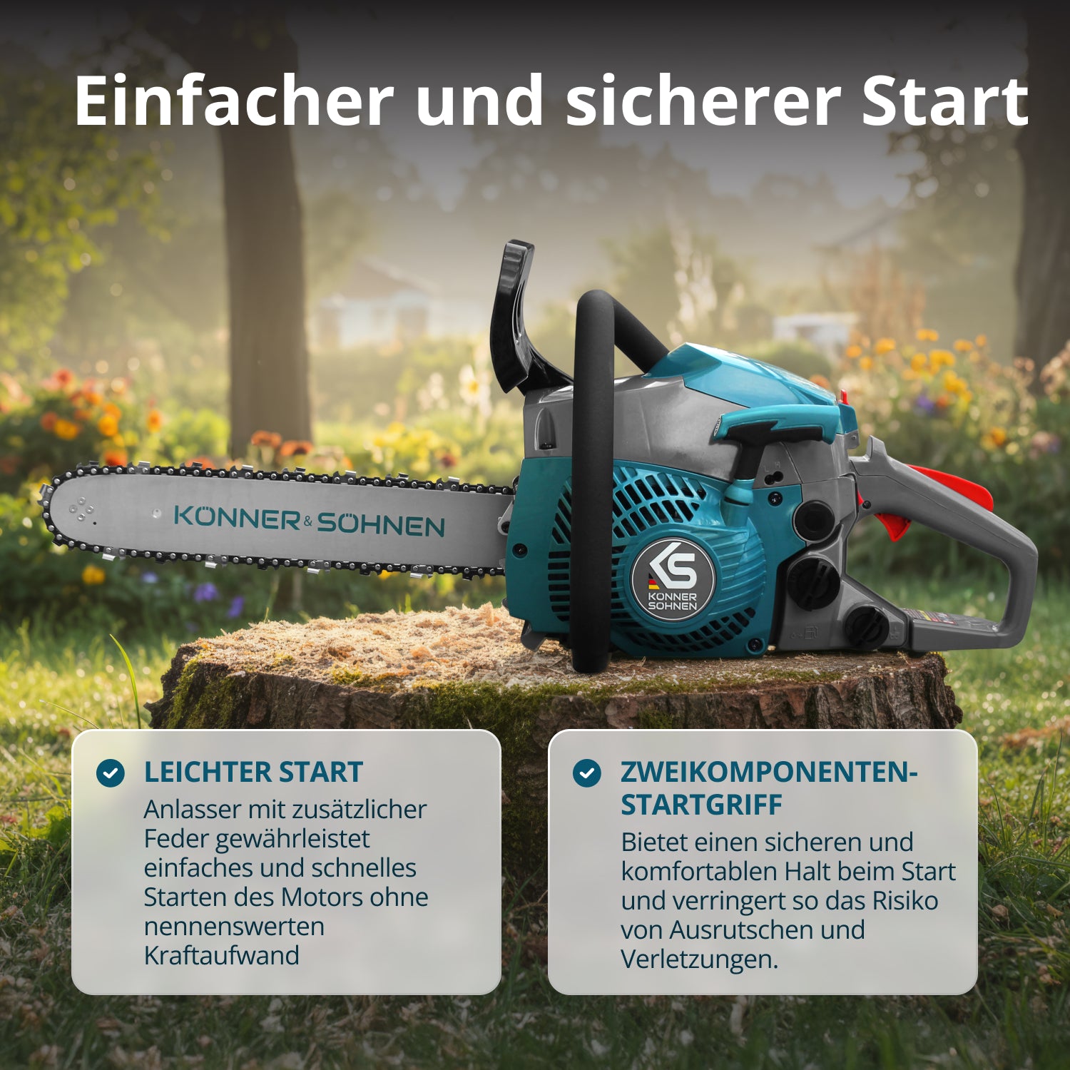 Benzínová motorová pila KS CS18G-14C