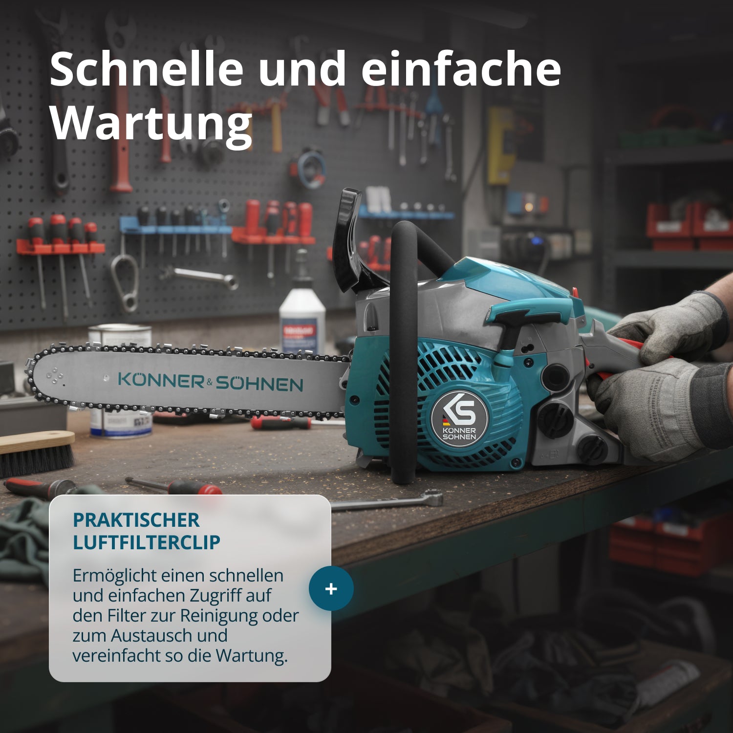 Benzínová motorová pila KS CS18G-14C