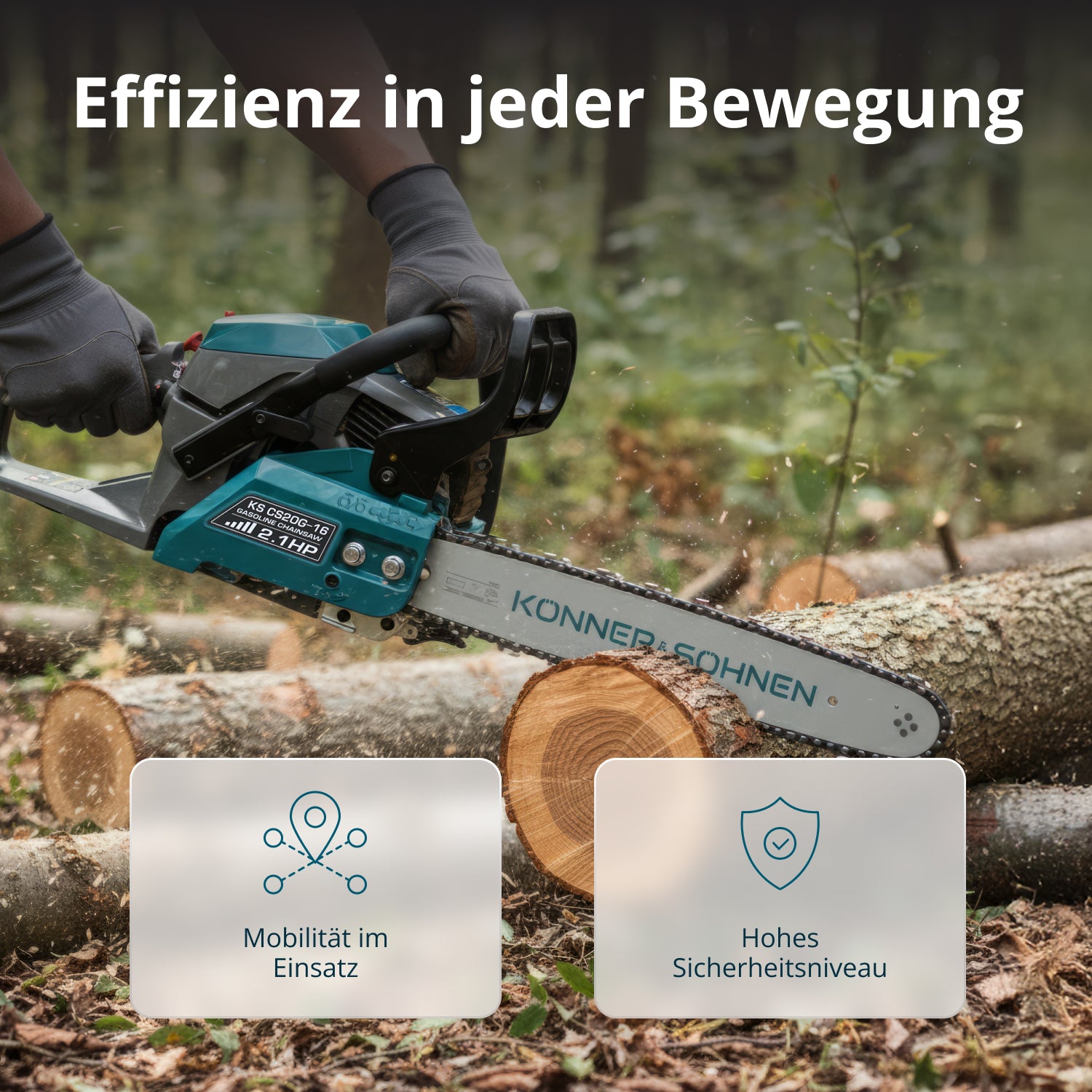 Benzínová motorová pila KS CS20G-16