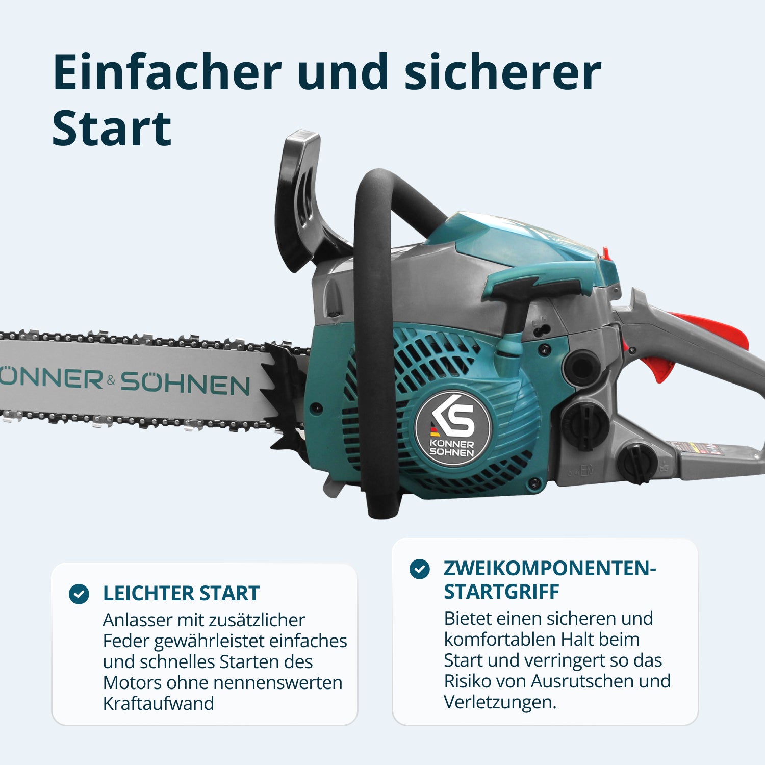 Benzínová motorová pila KS CS20G-16