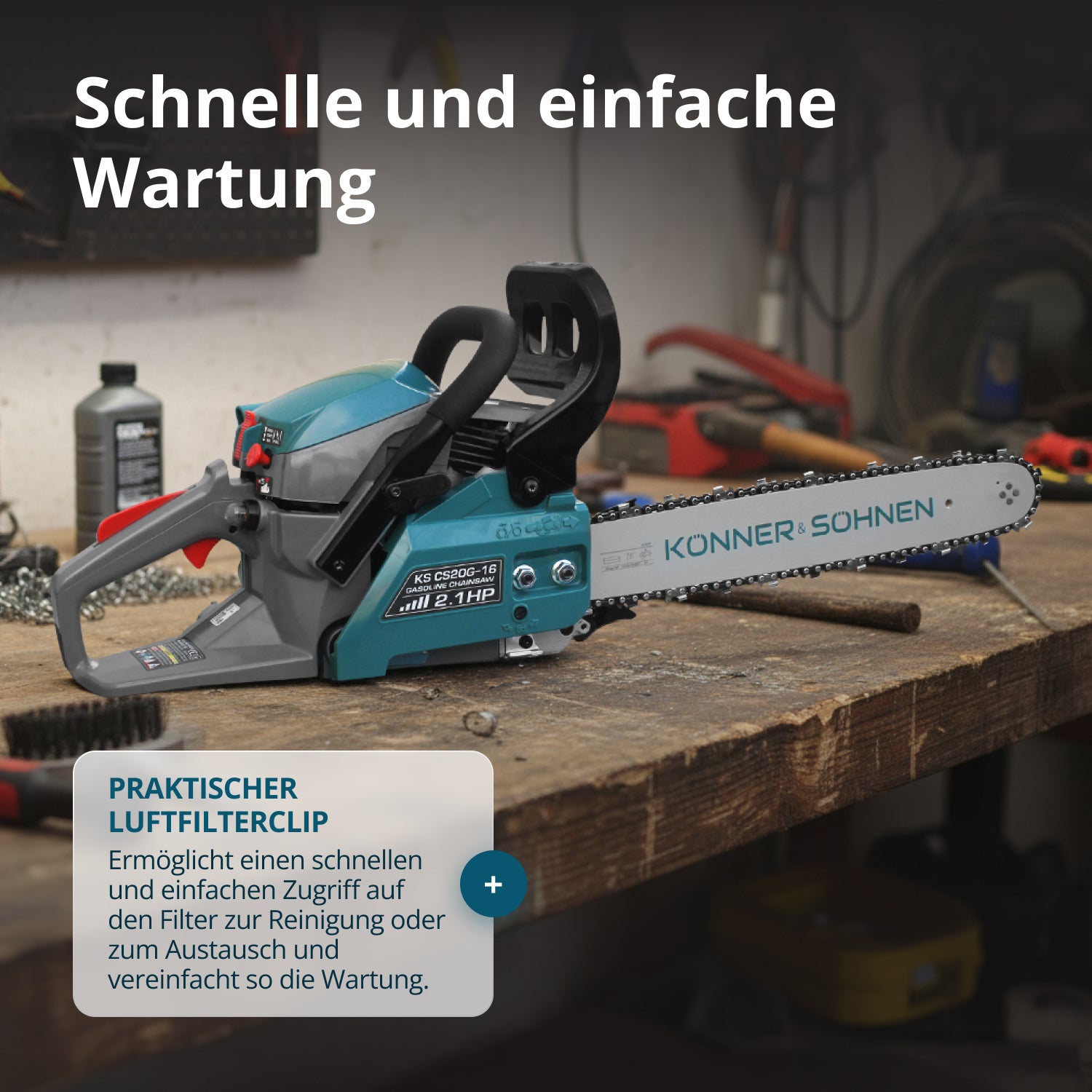 Benzínová motorová pila KS CS20G-16