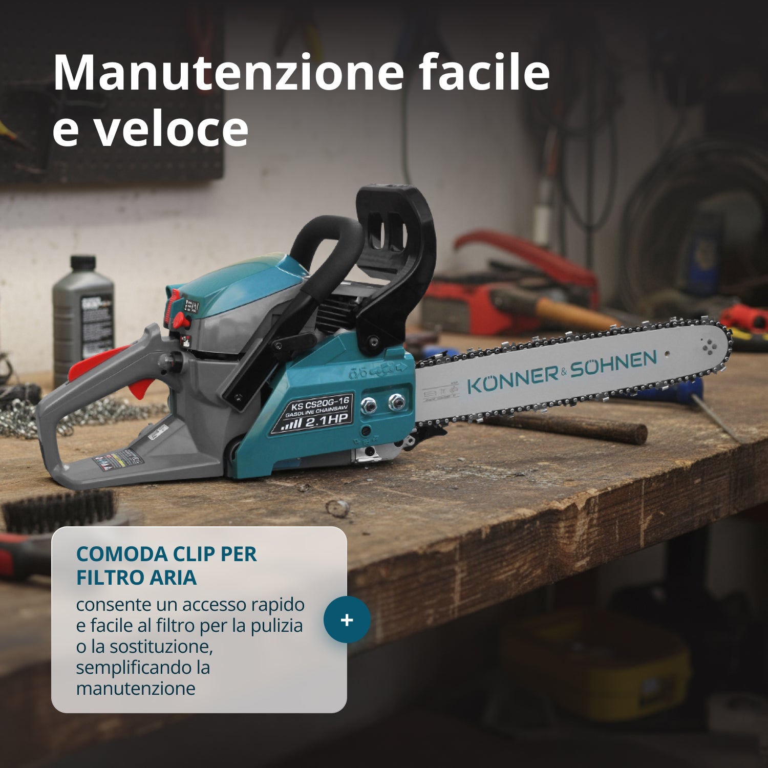 Motosega a Benzina KS CS20G-16