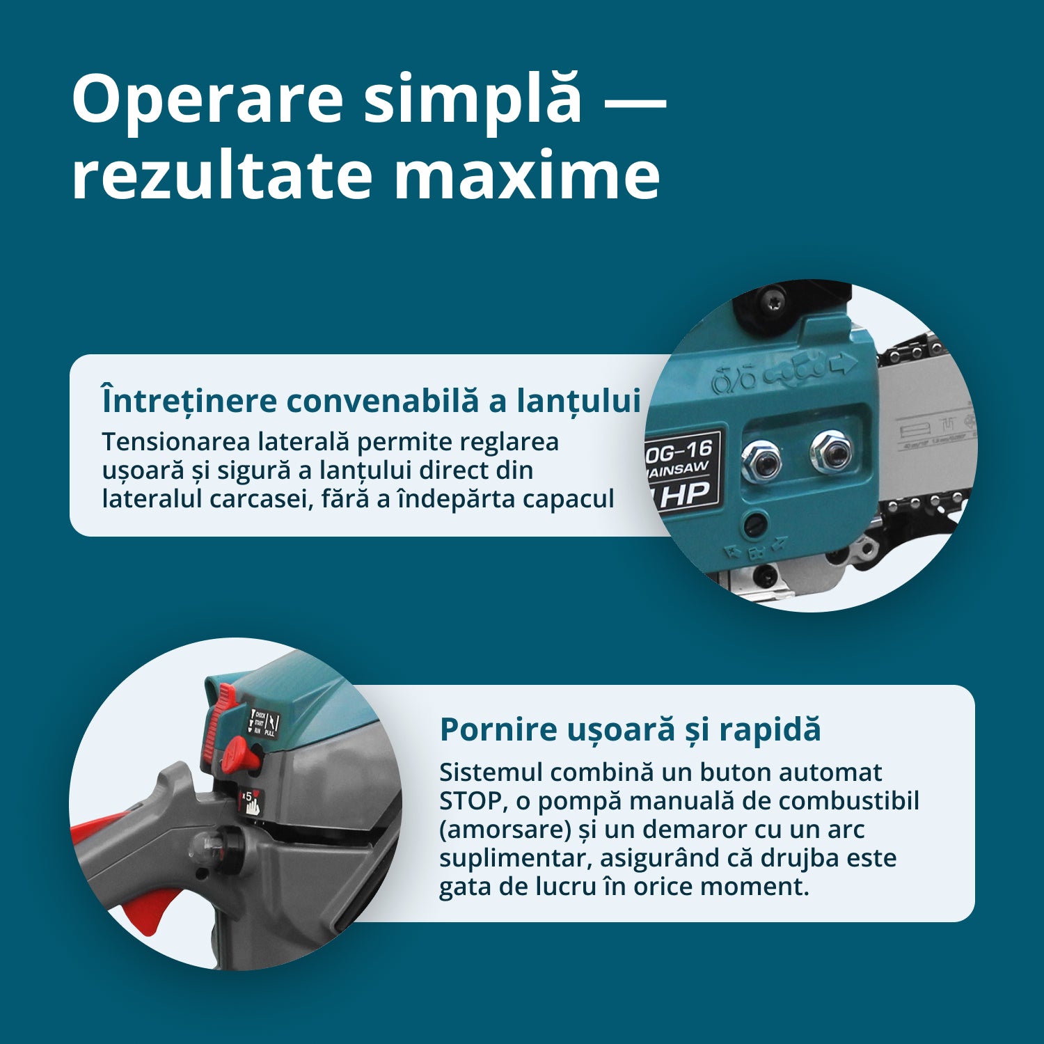 Benzin-Kettensäge KS CS20G-16