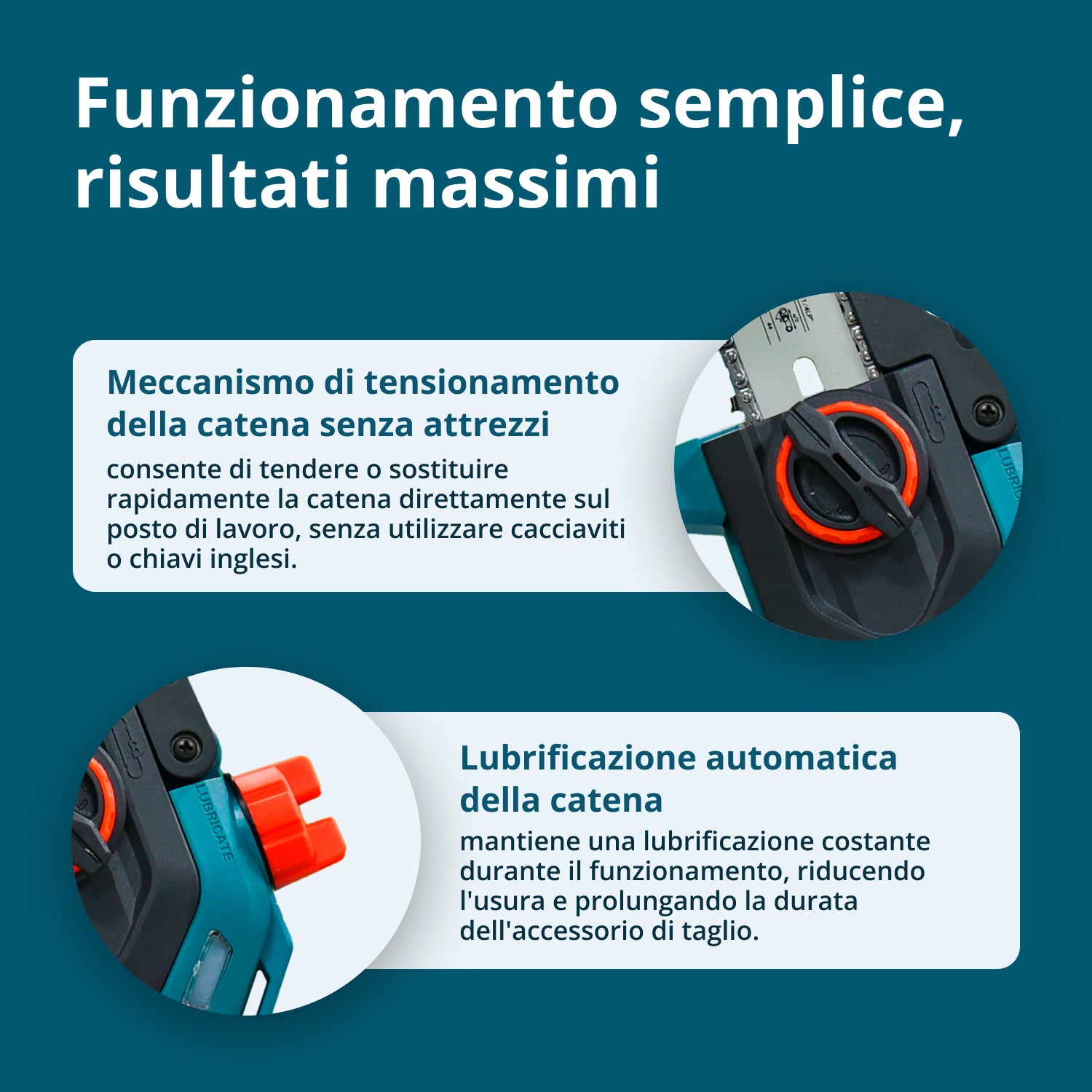 Motosega Mini a Batteria KS MCS20V-8