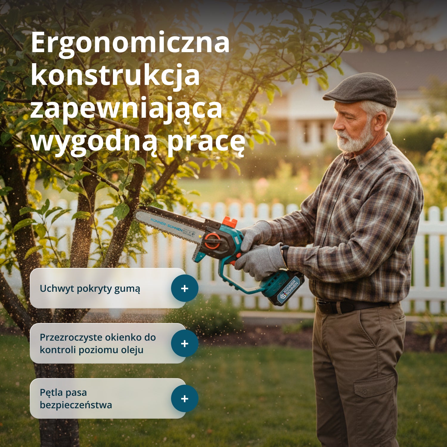 Snoerloze Mini Kettingzaag KS MCS20V-8