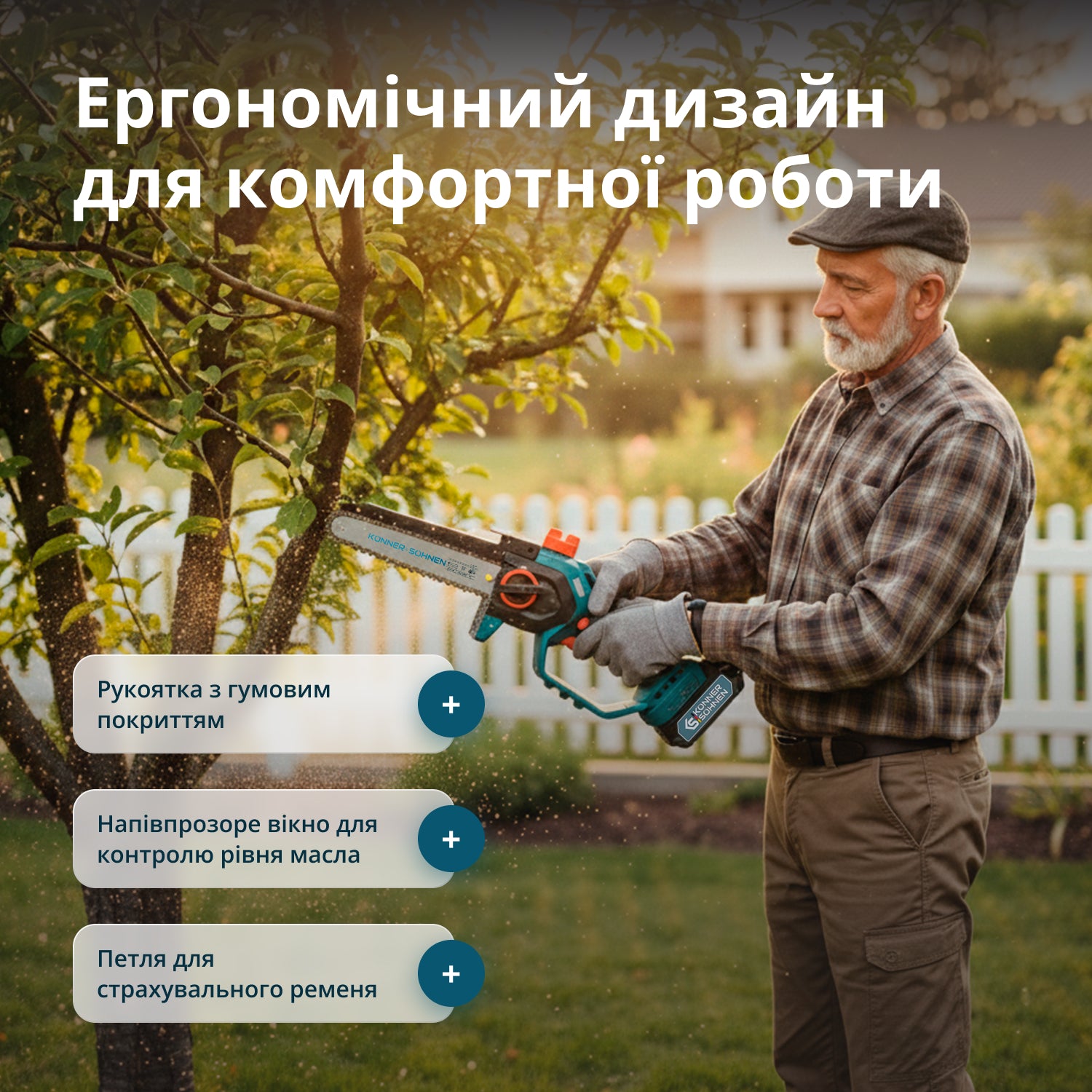 Cordless Mini Chainsaw KS MCS20V-8