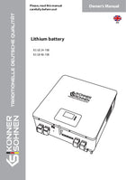 Lithiumbatterij KS LB 24-100, KS LB 48-100
