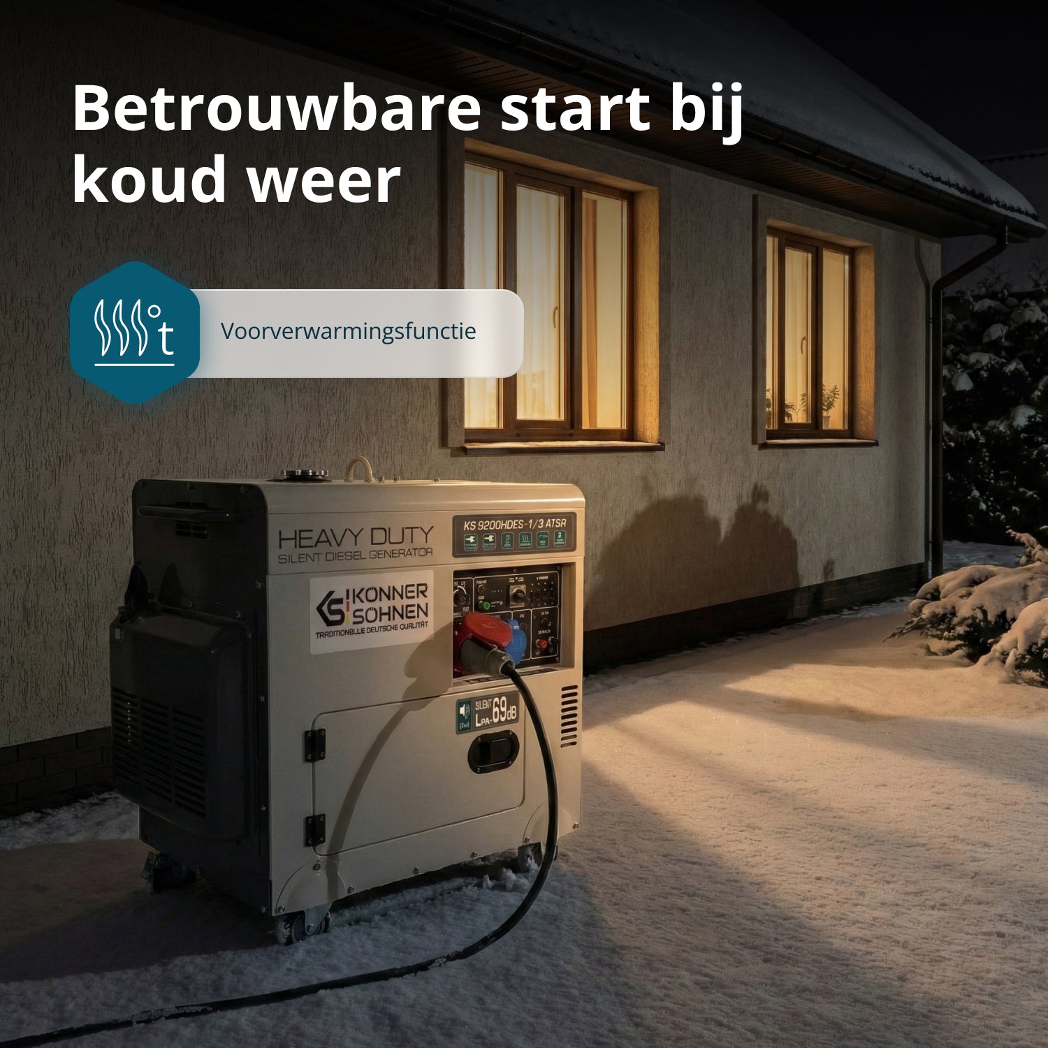 Dieselgenerator "Könner & Söhnen" KS 9200HDES-1/3 ATSR (EURO V)