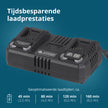Dubbele oplader voor 20V oplaadbare batterijen KS C35A-2 thumbnail