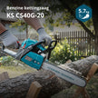 Benzinekettingzaag KS CS40G-20 thumbnail