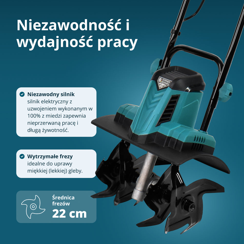 Glebogryzarka elektryczna KS 1000T E