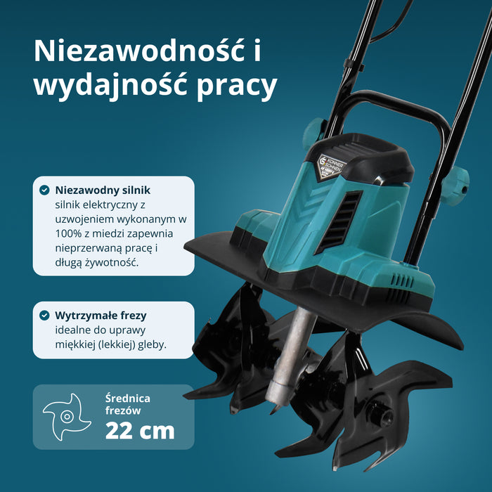 Glebogryzarka elektryczna KS 1000T E