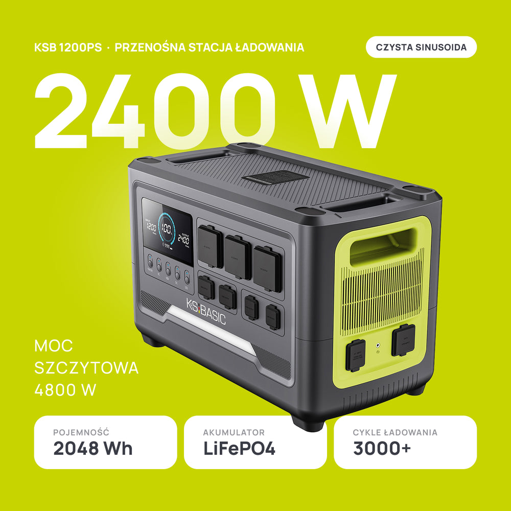 Przenośna stacja zasilania KSB 2400PS