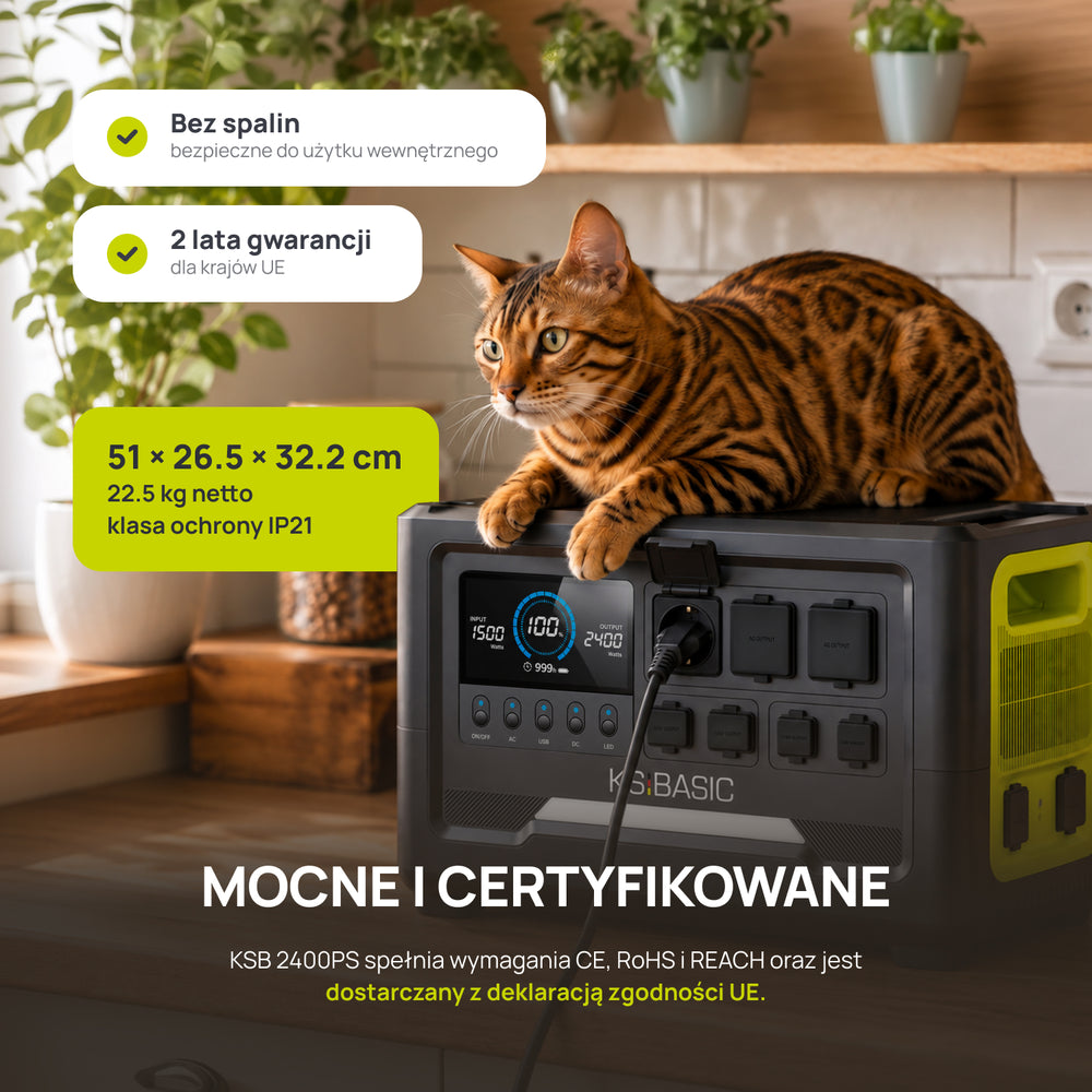 Przenośna stacja zasilania KSB 2400PS