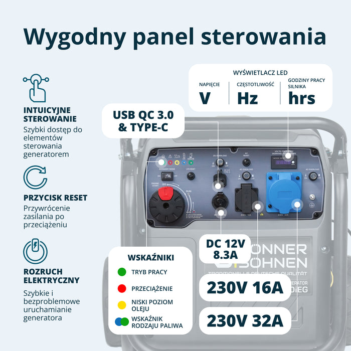 Inwerterowy generator LPG/benzyna KS 8100iEG (Odnowiony – Stan dobry)