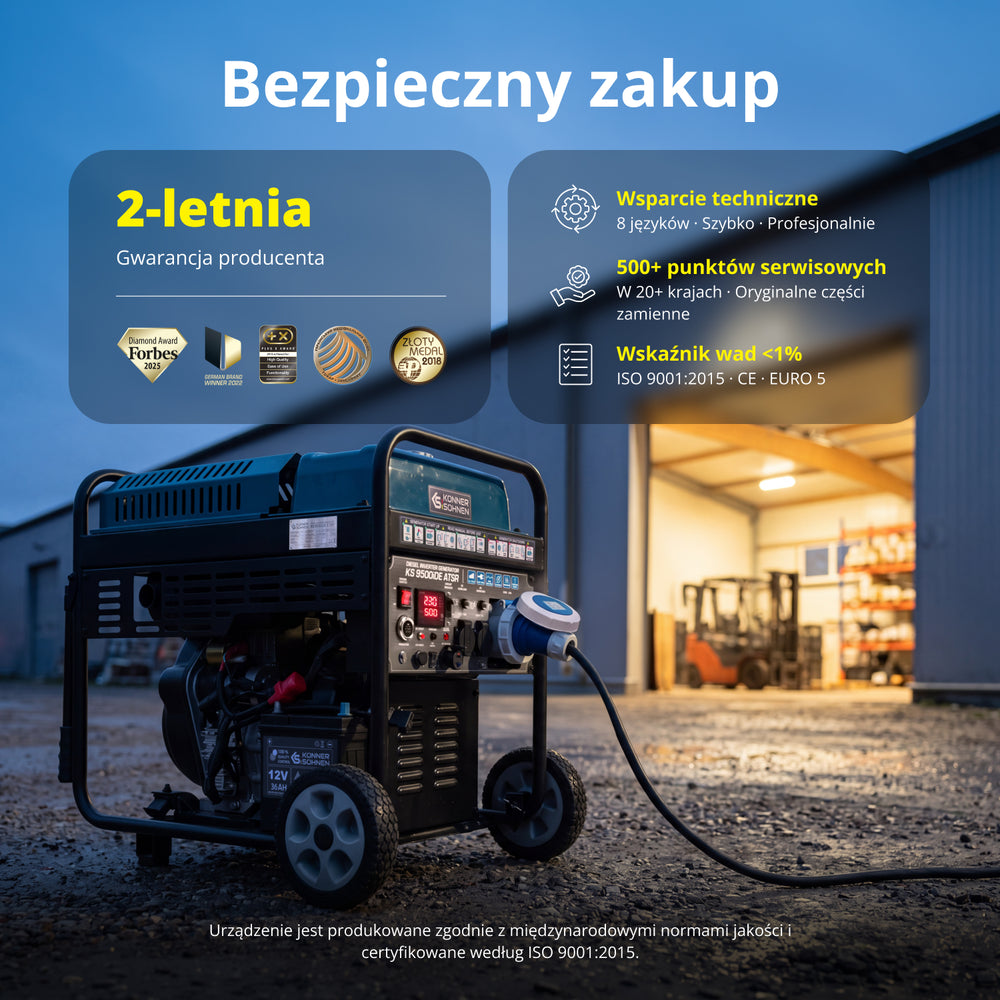 Agregat prądotwórczy inwerterowy Diesel KS 9500iDЕ ATSR