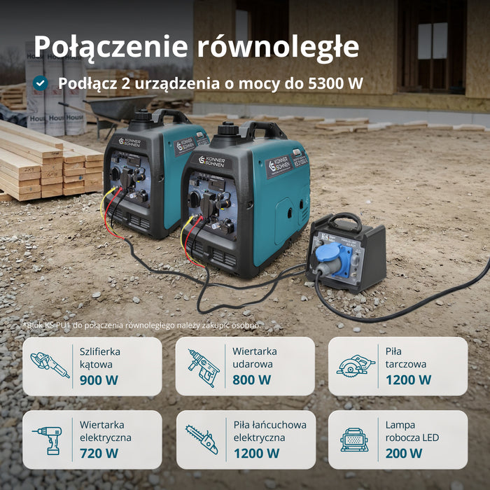 Inwerterowy generator LPG/benzyna KS 3100iG S