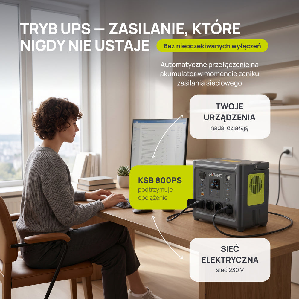 Przenośna stacja zasilania KSB 800PS