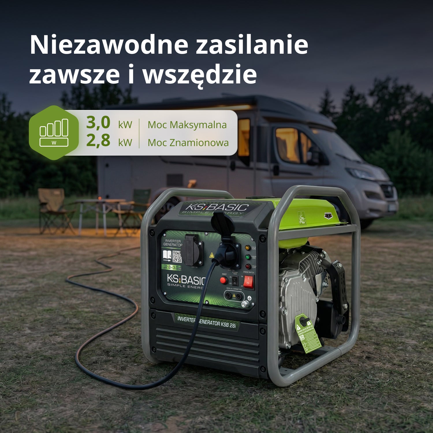 Inwertorowy generator KSB 28i