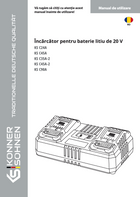 Încărcător pentru baterie de 20V Litiu KS C24A, KS C45A, KS C35A-2, KS C45A-2, KS C90A