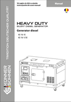 Generatoare diesel KS 16-1/3E, KS 16-1E