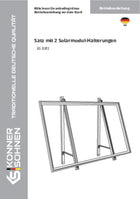 Befestigung für solarmodule KS BSP2