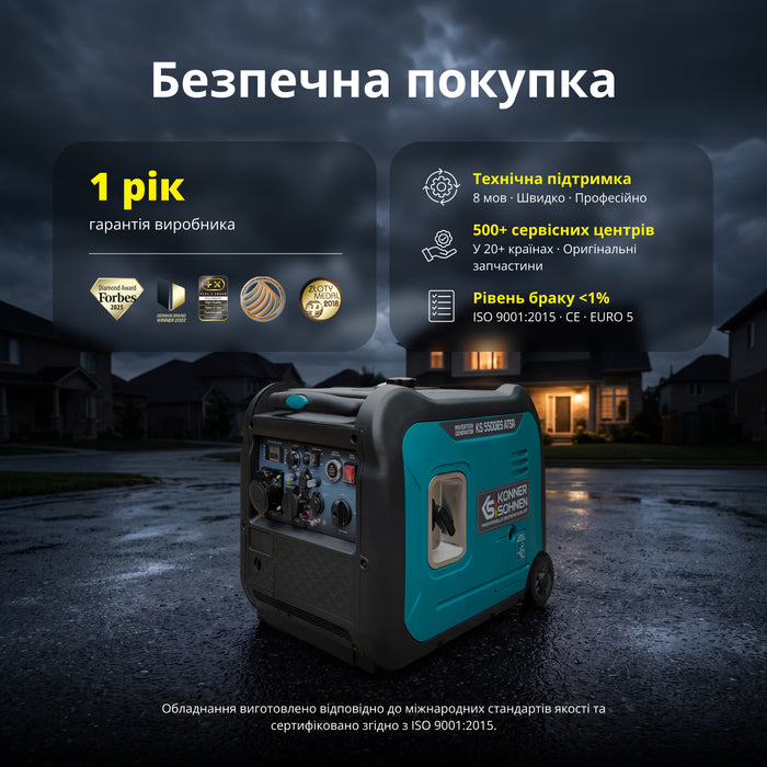 Інверторний генератор KS 5500iE S ATSR