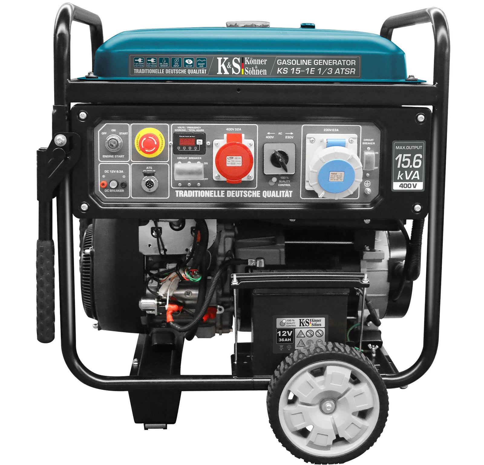 Gerador a gasolina "Könner & Söhnen" KS 15-1E 1/3 ATSR