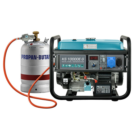 Gerador a GPL/Gasolina 'Könner & Söhnen' KS 10000E G