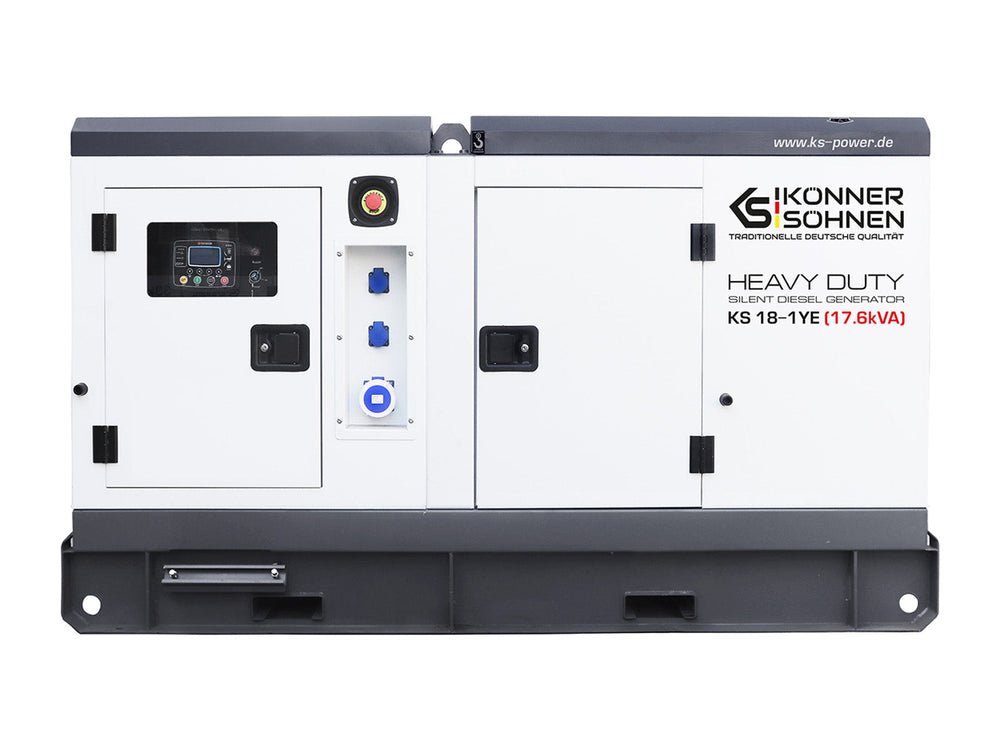 La centrale diesel monophasée KS 18-1YE