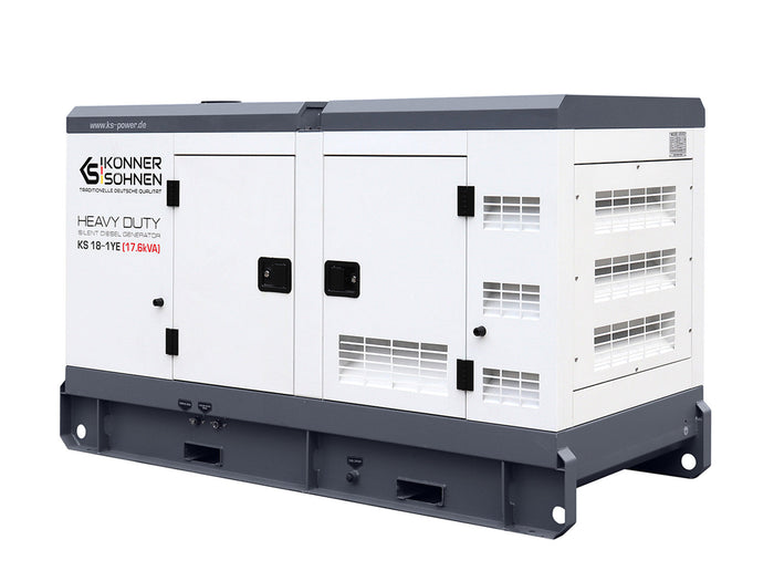 La centrale diesel monophasée KS 18-1YE
