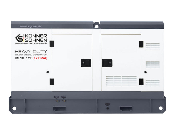 La centrale diesel monophasée KS 18-1YE