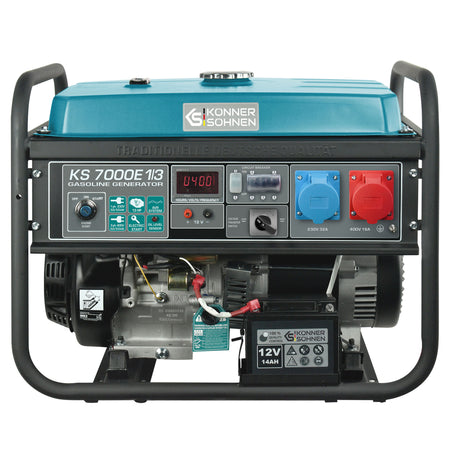 Benzinegenerator "Könner & Söhnen" KS 7000E 1/3