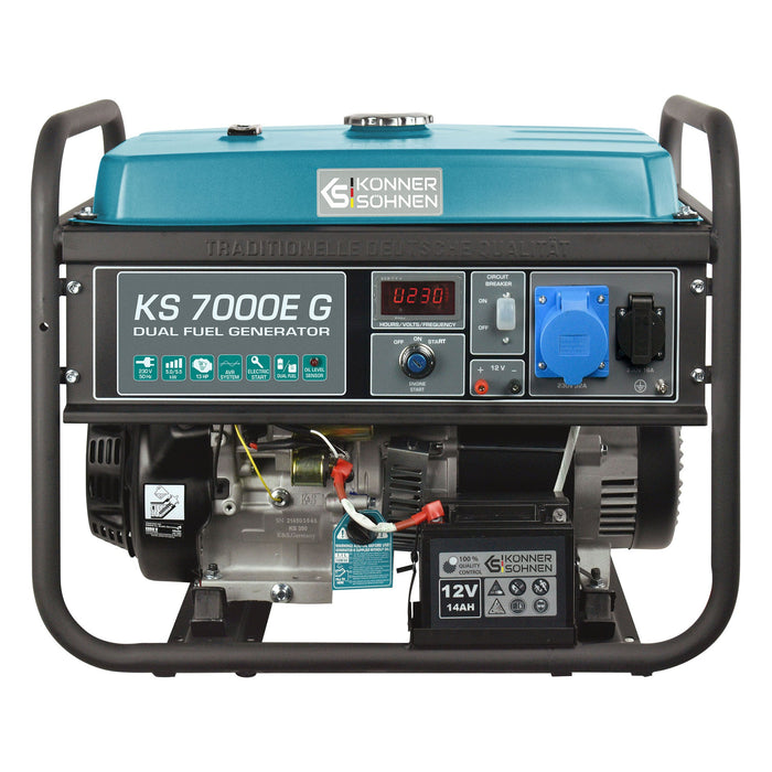 LPG/Benzinski generator „Könner & Söhnen“ KS 7000E G