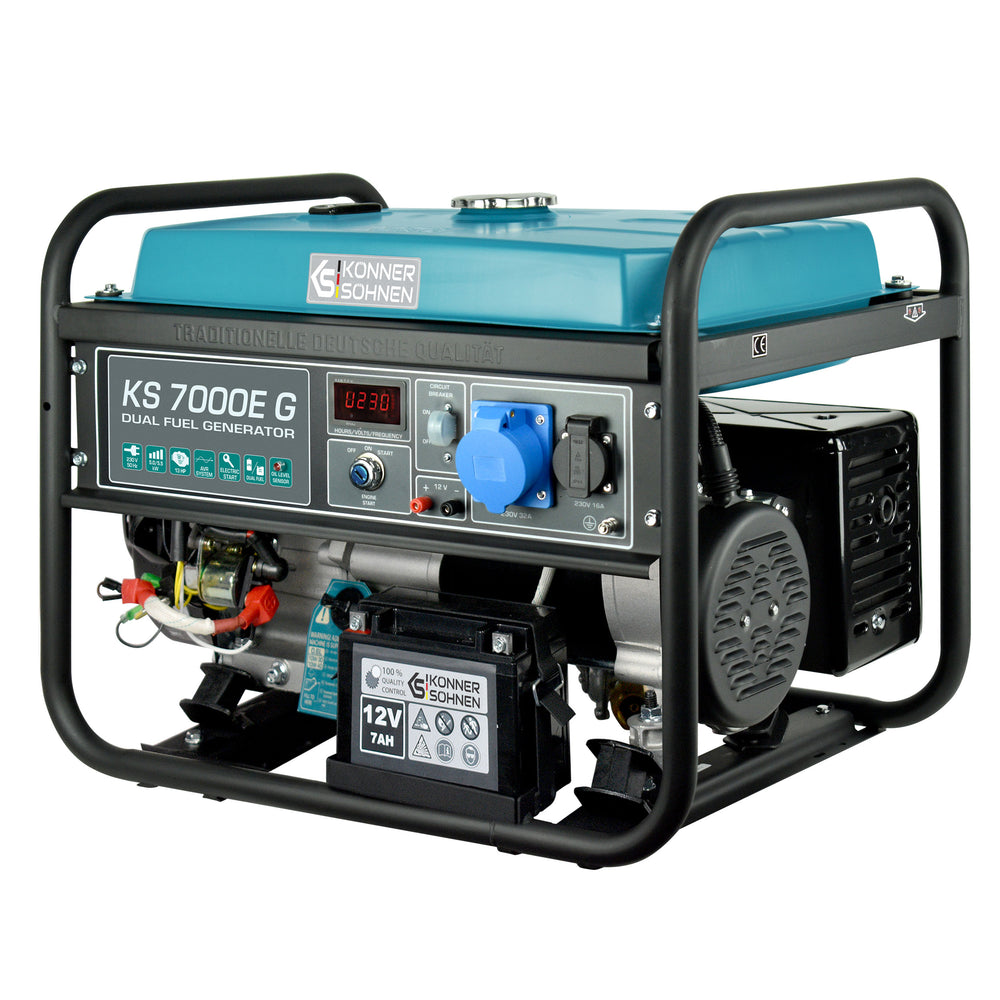 LPG/Benzinski generator „Könner & Söhnen“ KS 7000E G