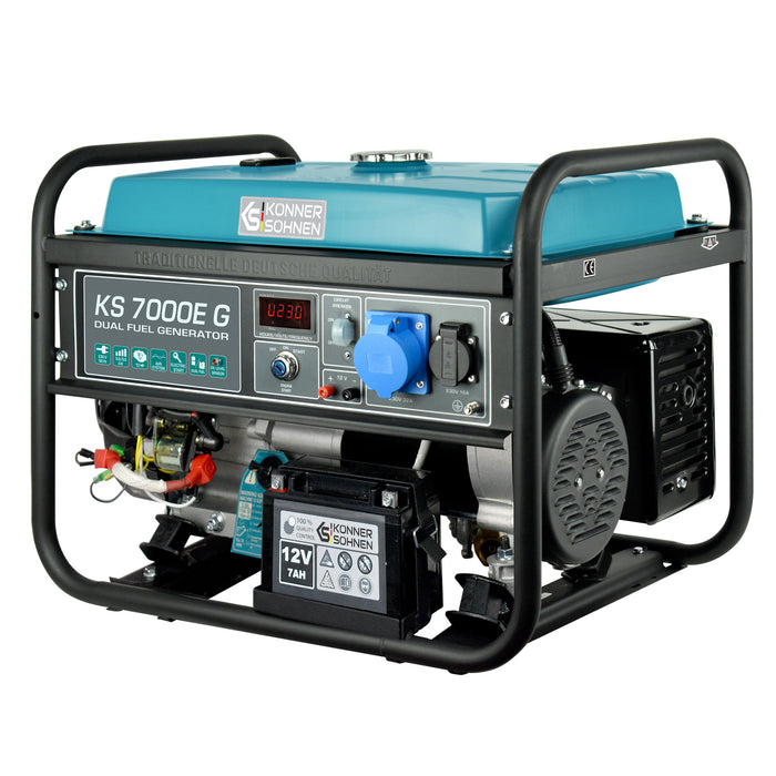LPG/Benzinski generator „Könner & Söhnen“ KS 7000E G