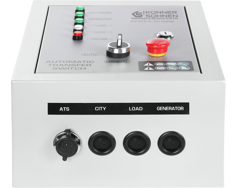 Automatische Transfer Schakelaar KS ATS 4/25 Inverter
