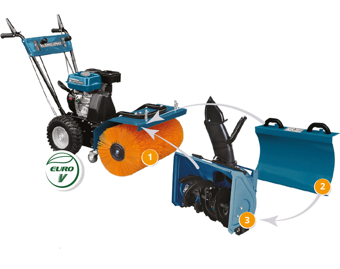 Wielofunkcyjna maszyna KS 7HP-MFM 80 ZESTAW 4 w 1