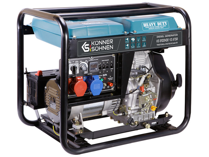 Γεννήτρια ντίζελ «Könner & Söhnen» KS 8100HDE-1/3 ATSR (EURO V)